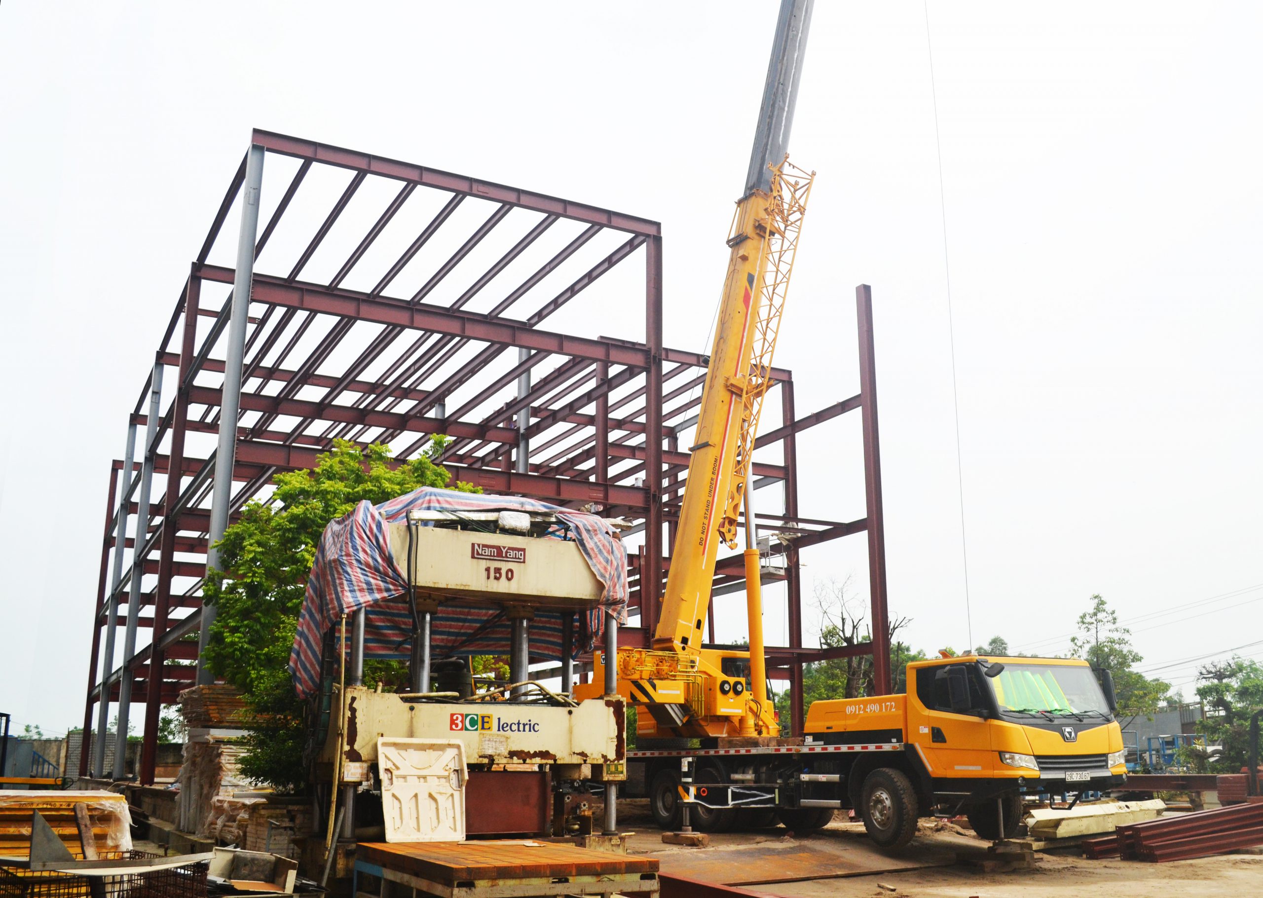 Xây dựng văn phòng – 3CElectric tại Thạch Thất