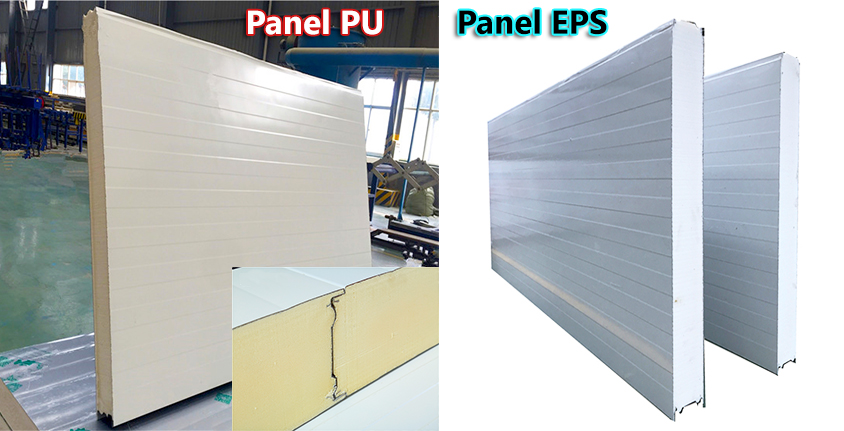 so sánh Tấm panel PU và Panel EPS