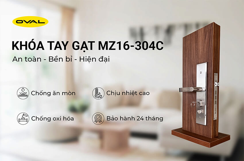 Oval VN cung cấp, phân phối khoá tay gạt inox304 hàng đầu VN