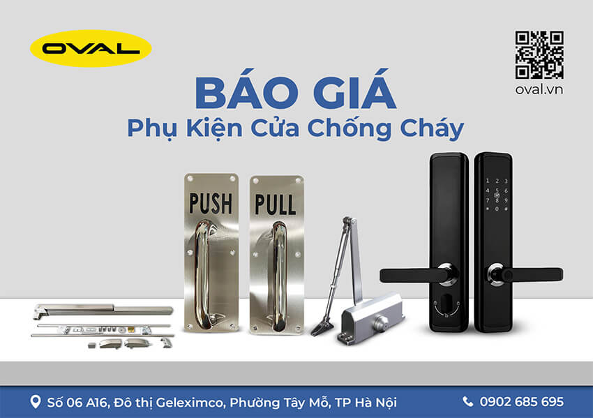 Bảng Báo Giá Phụ Kiện Cửa Chống Cháy Oval – Cập Nhật 2025
