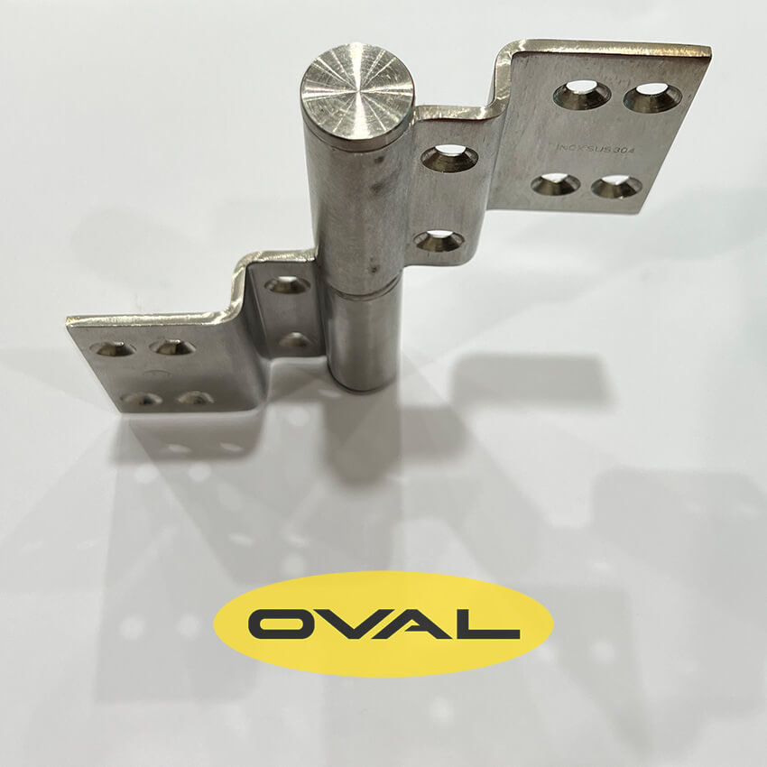 Bản lề Inox 304 - phụ kiện cửa Oval VN - Ảnh 4