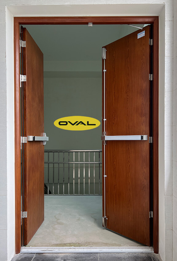 Thanh đẩy thoát hiểm inox cho cửa chống cháy