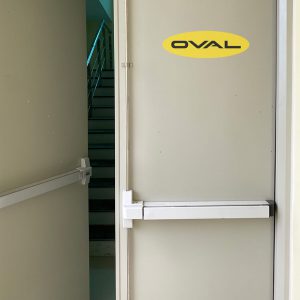 Thanh đẩy thoát hiểm đôi 2 điểm sơn tĩnh điện