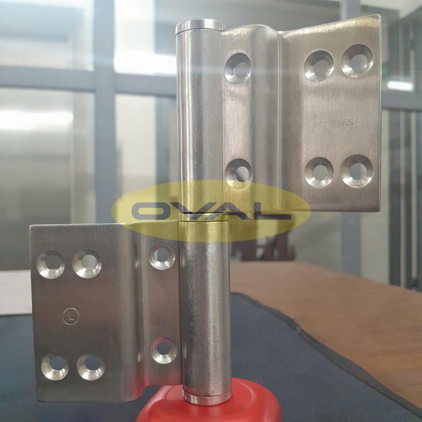 Bản lề inox 304 cho cửa chống cháy Oval Việt Nam