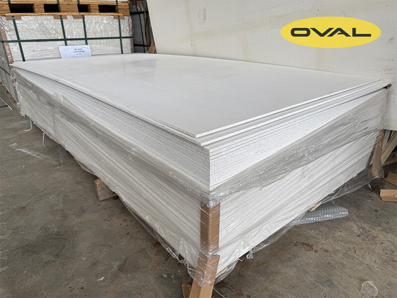 Tấm MGO cận cảnh tại kho hàng, sẵn hàng giao toàn quốc