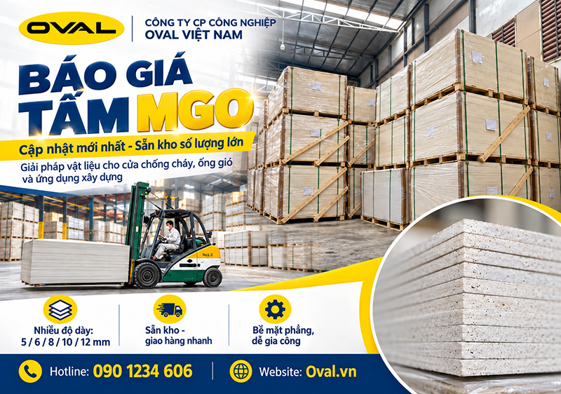 Báo Giá Tấm MGO Chống Cháy